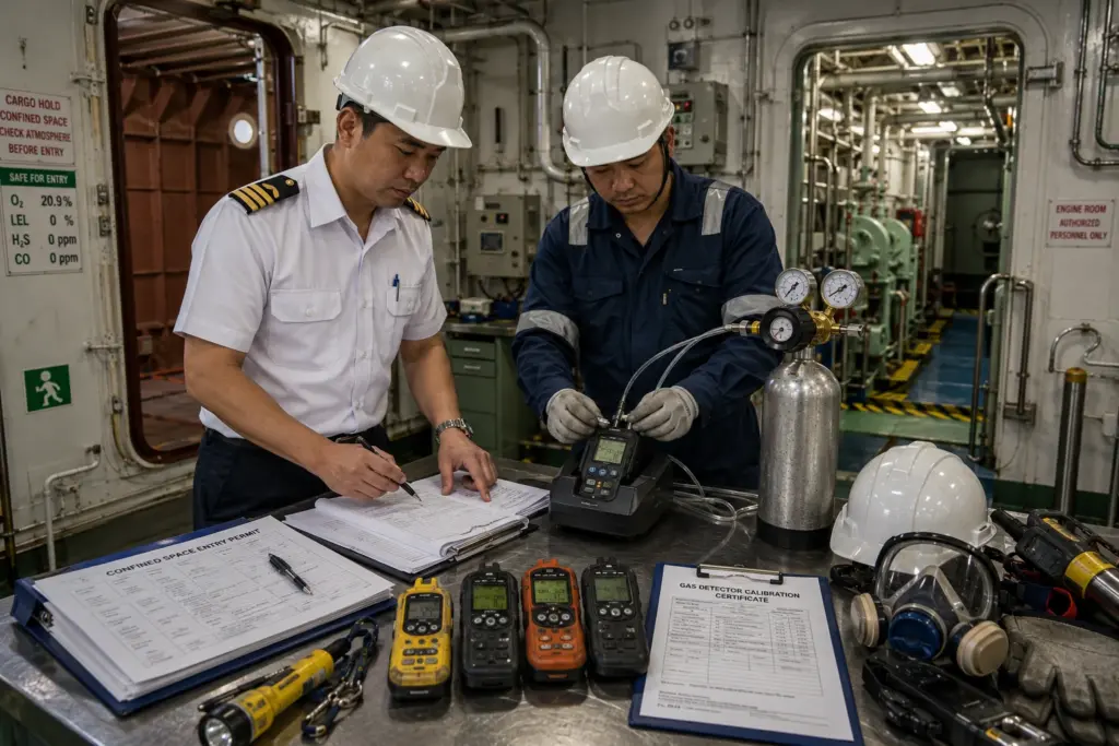 Gas Detector Calibration on Ships Malaysia